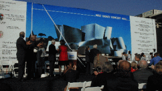 Walt Disney Concert Hall 起工式