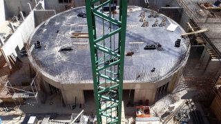 ワルシャワ国立音楽学校本部新校舎 建設現場 （2018.05.08撮影）©Konior Studio