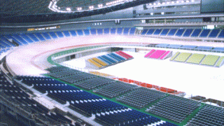 北九州メディアドームの内観